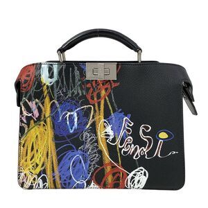 Fendi Handbag 7VA530 Black Multi